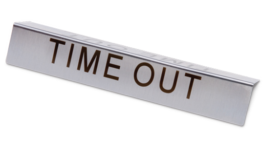 Time out visual for surgical use.