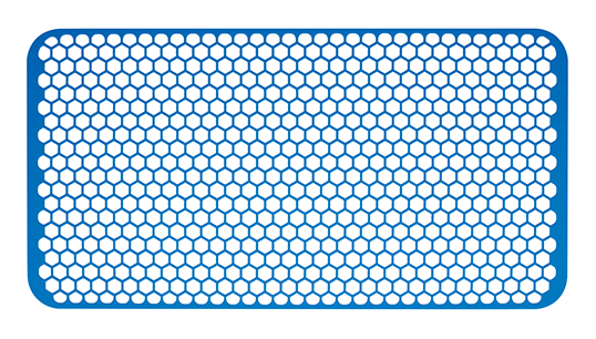 Mesh covers for washer/disinfectors.